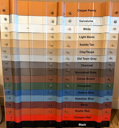 metal color possibilities metal color possibilities